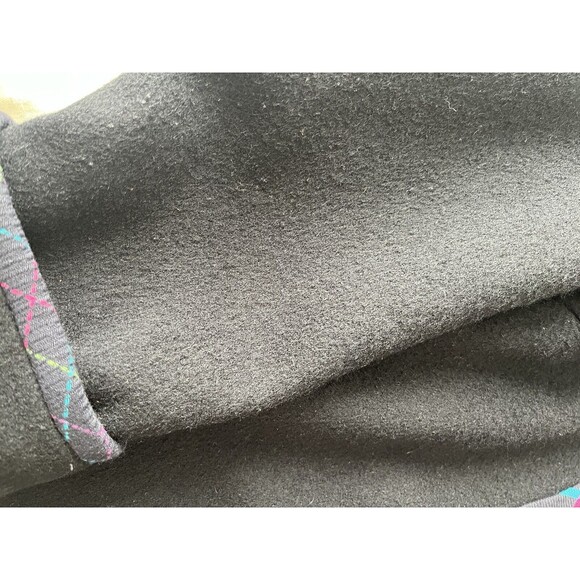 80s 90s Lynn Murray Wool Geometric Colorful Collared Button Front Coat Size S - Picture 11 of 12